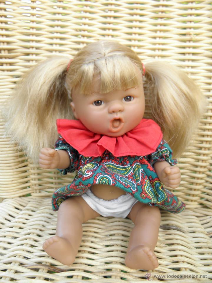 Mu&ntilde;ecas espa&ntilde;olas modernas: Antigua mu&ntilde;eca gestitos Expression Doll bostezando, de 19 cm - Foto 3