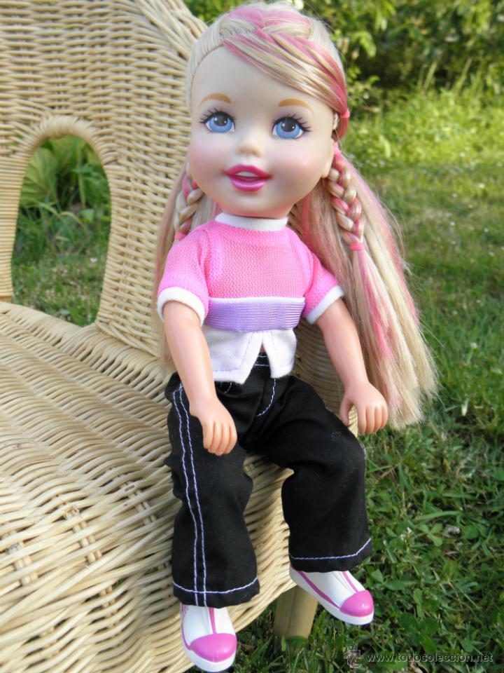 Mu&ntilde;ecas Espa&ntilde;olas Modernas: Antigua mu&ntilde;eca Kristin Zip'n Zoom Shannen de Mattel de 25 cm