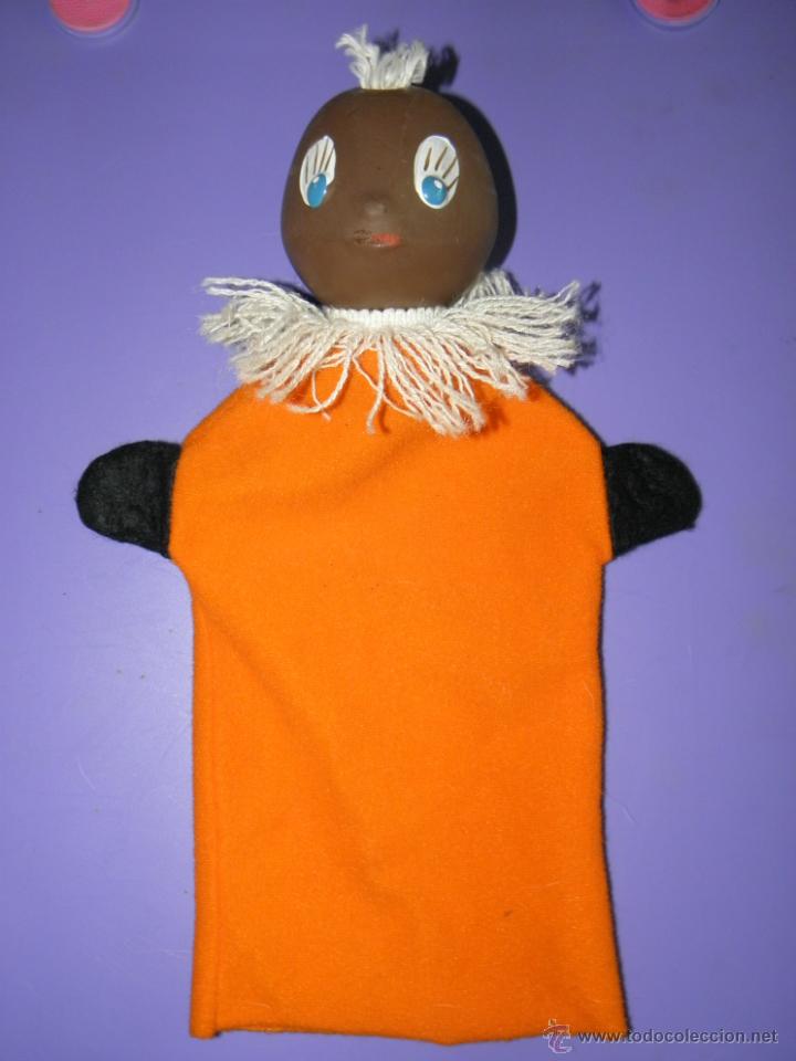 Bambole Spagnole Moderne: Antigua marioneta mu&ntilde;eca negra africana Masai