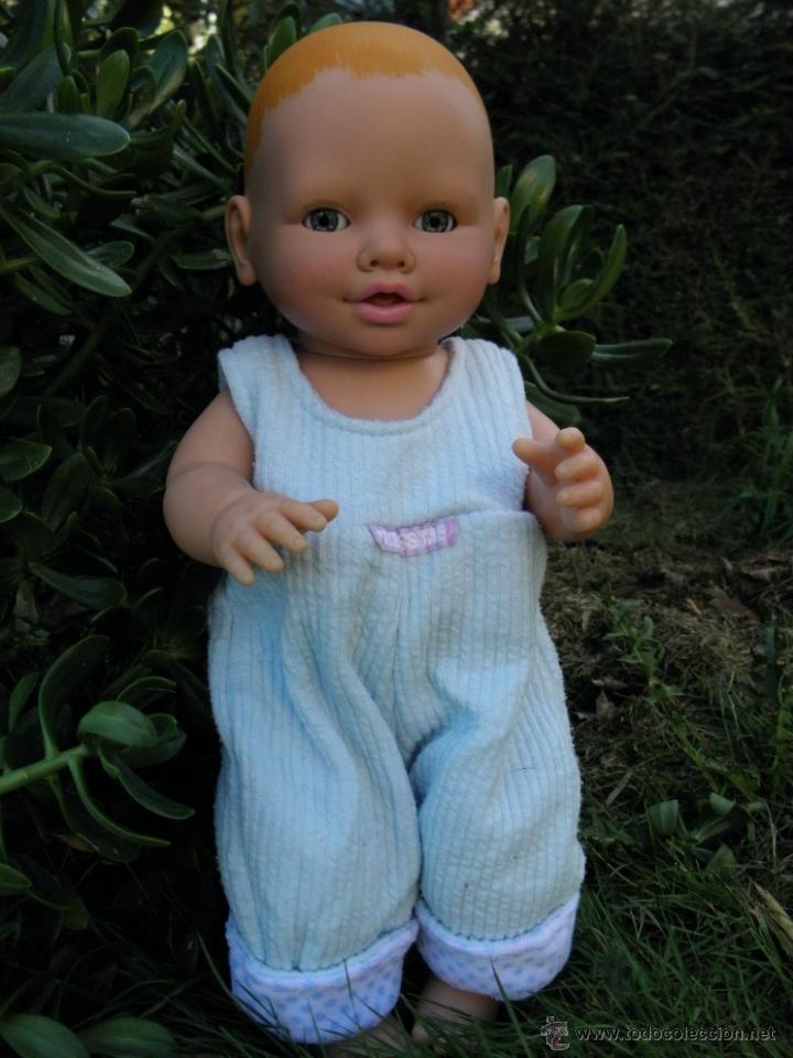 Poup&eacute;es Espagnoles Modernes: Antiguo mu&ntilde;eco beb&eacute; de 37 cm de mu&ntilde;ecas b.b