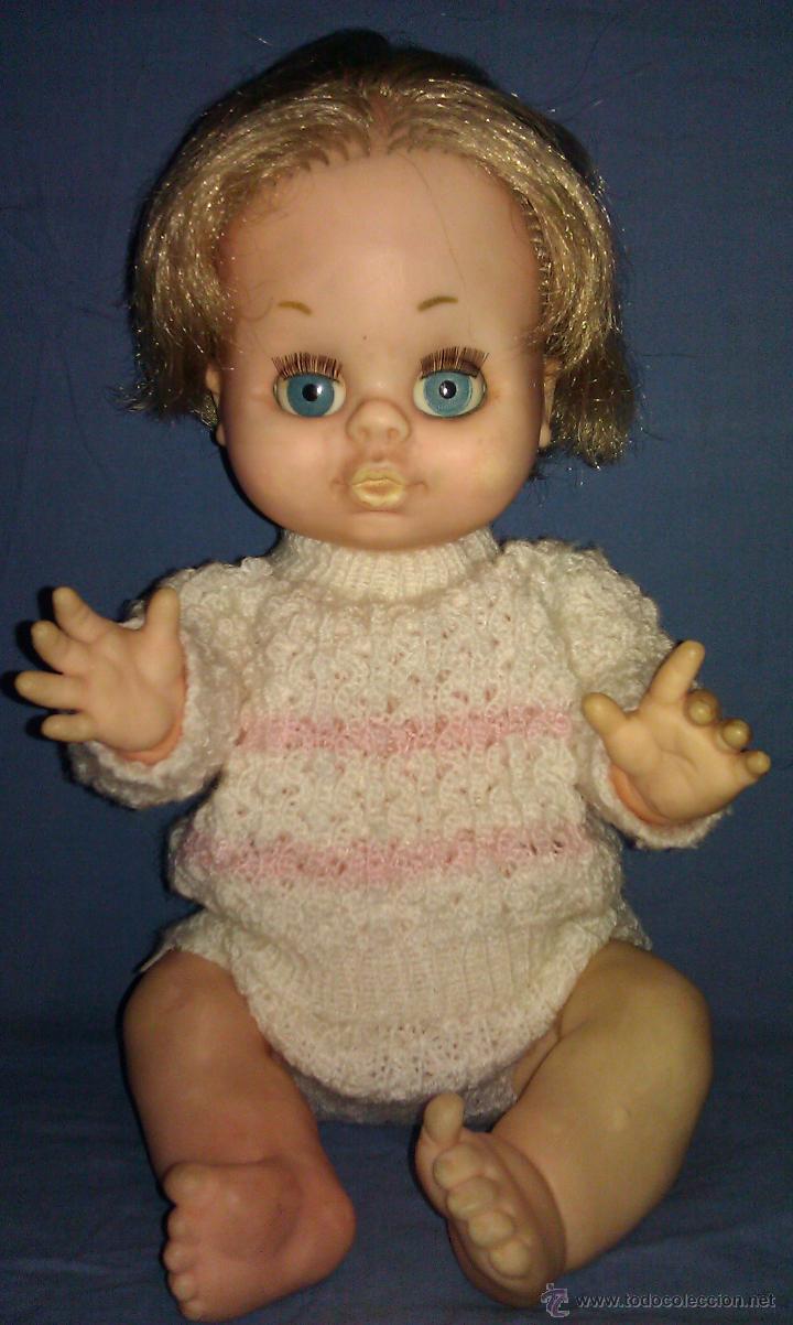Bambole Spagnole Moderne: ANTIGUA MU&Ntilde;ECA DE LA MARCA B.B. CON BONITOS OJOS AZULES IRIS MARGARITA - MU&Ntilde;ECAS BB ESPA&Ntilde;A -