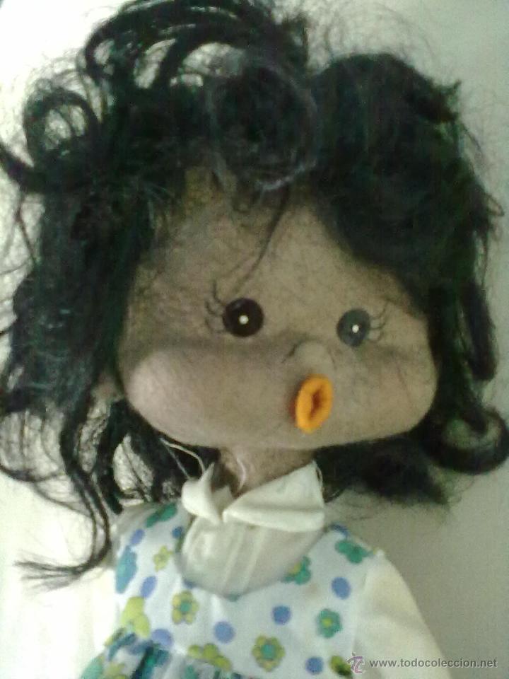 Mu&ntilde;ecas espa&ntilde;olas modernas: MU&Ntilde;ECA TRAPO NEGRA DE FIELTRO - Foto 5