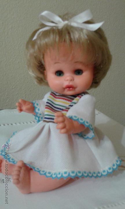Mu&ntilde;ecas espa&ntilde;olas modernas: ANTIGUA MU&Ntilde;ECA B.B. MARCADA EN NUCA - Foto 1