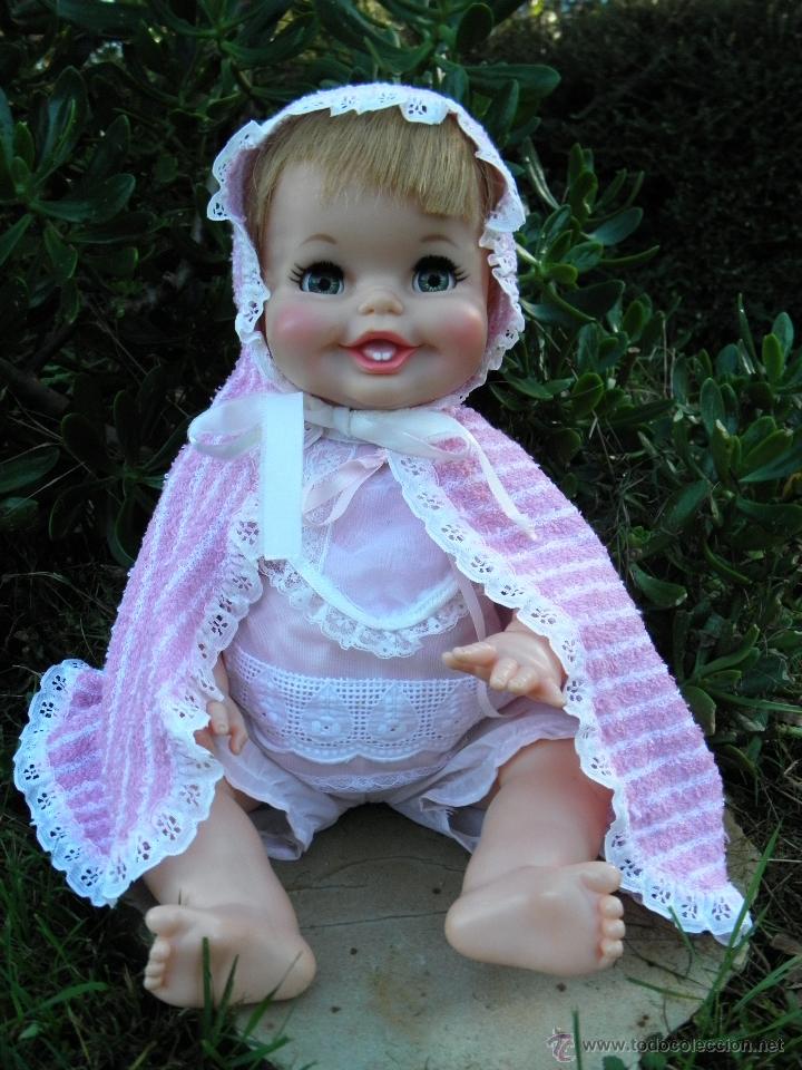 Poup&eacute;es Espagnoles Modernes: Antigua mu&ntilde;eca Tubsy original norteamericana marca Ideal Toy a&ntilde;os 60, de 44 cm