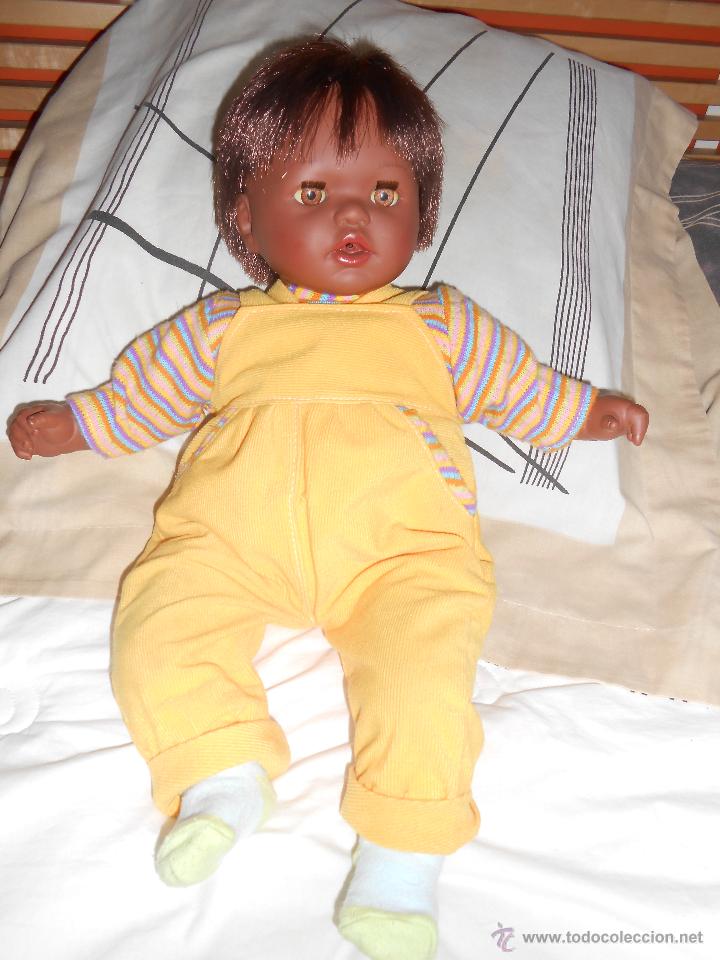 Mu&ntilde;ecas espa&ntilde;olas modernas: MU&Ntilde;ECO NEGRITO - TOYSE -Onil 48 cms. - Foto 1