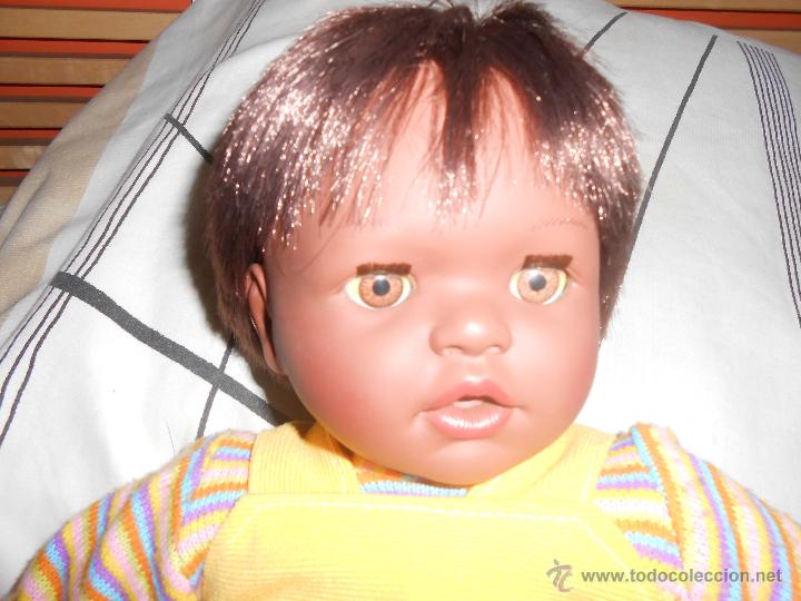 Mu&ntilde;ecas espa&ntilde;olas modernas: MU&Ntilde;ECO NEGRITO - TOYSE -Onil 48 cms. - Foto 2