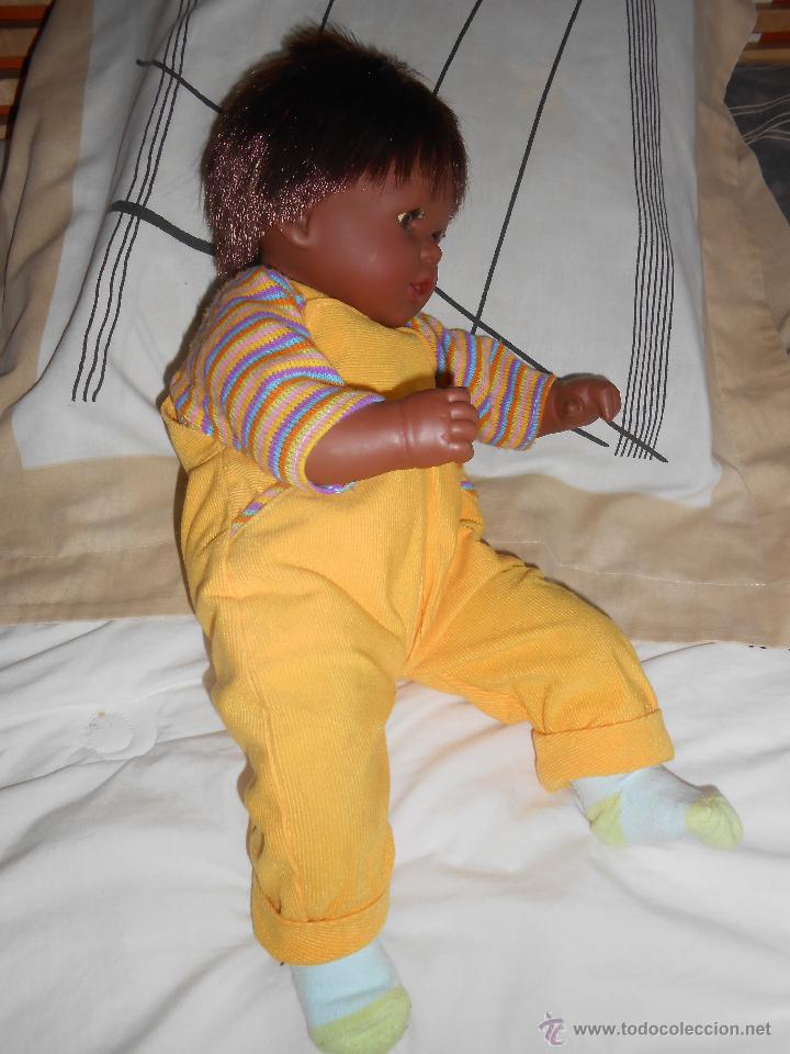 Mu&ntilde;ecas espa&ntilde;olas modernas: MU&Ntilde;ECO NEGRITO - TOYSE -Onil 48 cms. - Foto 3