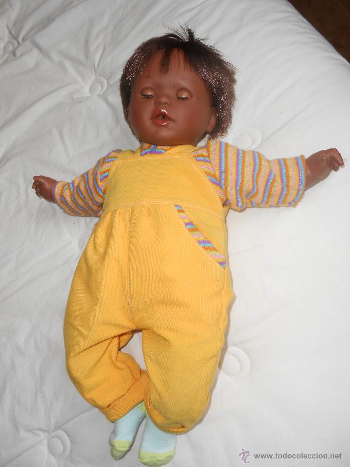 Mu&ntilde;ecas espa&ntilde;olas modernas: MU&Ntilde;ECO NEGRITO - TOYSE -Onil 48 cms. - Foto 5