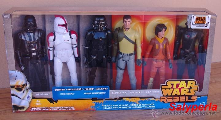 Moderne spanische Puppen: Star Wars Rebels caja de seis personajes