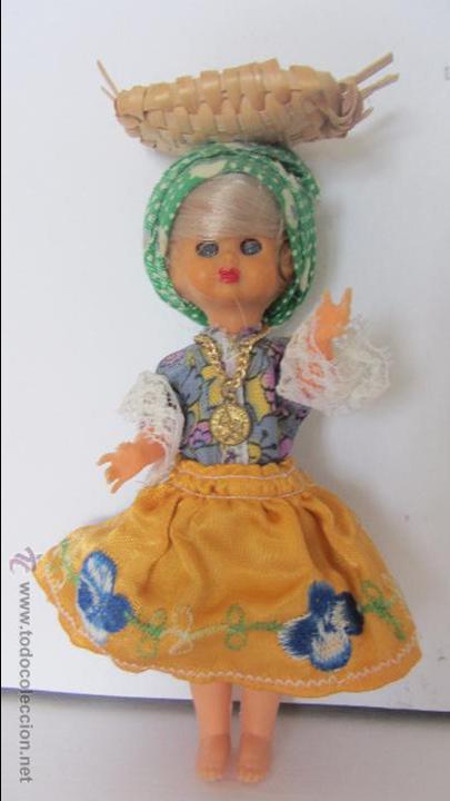 Mu&ntilde;ecas espa&ntilde;olas modernas: MU&Ntilde;ECA CON CESTA EN LA CABEZA - Foto 1