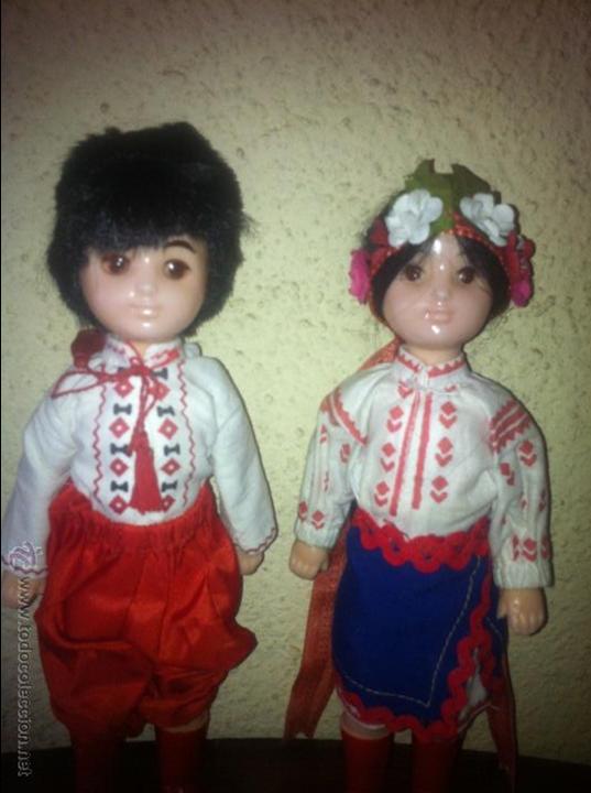 Mu&ntilde;ecas espa&ntilde;olas modernas: PAREJA DE MU&Ntilde;ECOS DE PLASTICO  MIDEN  24 CM - Foto 1