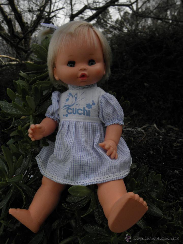 Mu&ntilde;ecas Espa&ntilde;olas Modernas: Antigua mu&ntilde;eca Cuchi de b.b. de 40 cm