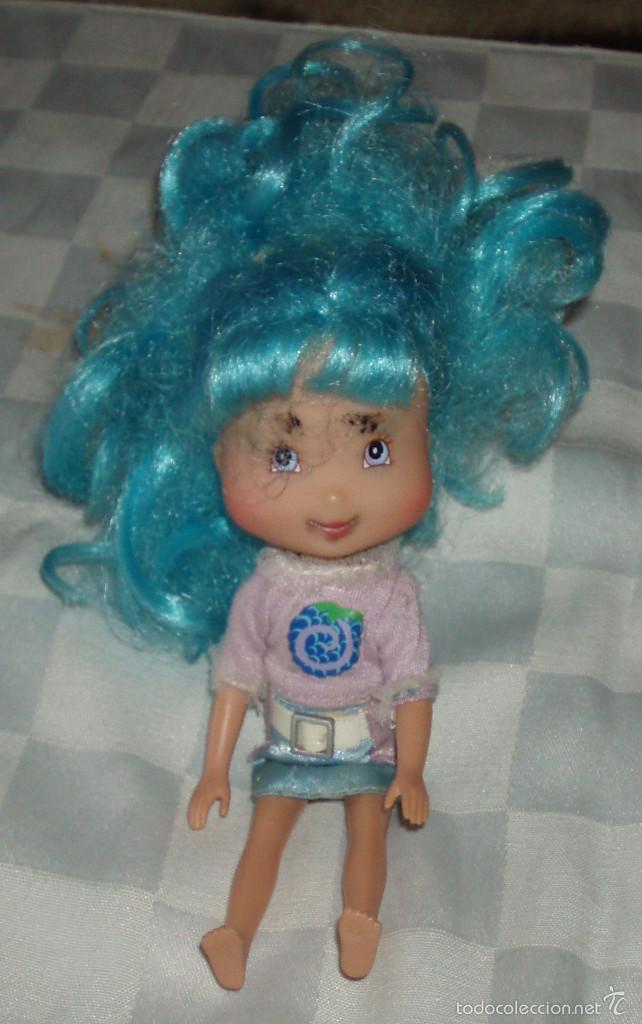 Mu&ntilde;ecas espa&ntilde;olas modernas: mu&ntilde;eca de 18 cms con el pelo azul - Foto 1