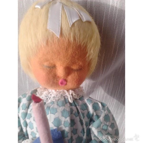 Mu&ntilde;ecas espa&ntilde;olas modernas: Mu&ntilde;eca de trapo, con vela - Foto 1