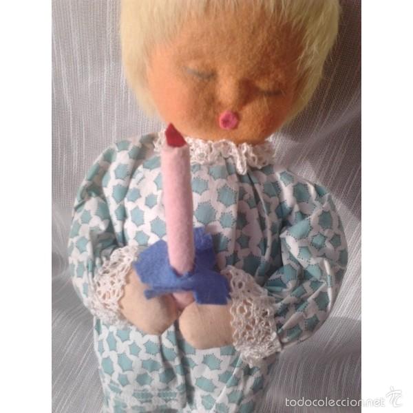 Mu&ntilde;ecas espa&ntilde;olas modernas: Mu&ntilde;eca de trapo, con vela - Foto 3