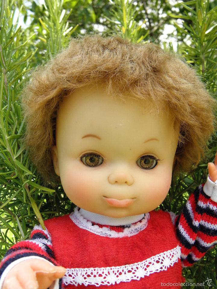 Mu&ntilde;ecas espa&ntilde;olas modernas: Mu&ntilde;eco beb&eacute; antiguo de 37 cm - Foto 2