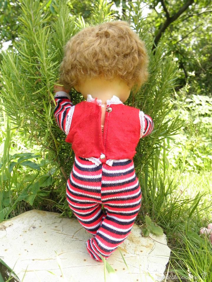 Mu&ntilde;ecas espa&ntilde;olas modernas: Mu&ntilde;eco beb&eacute; antiguo de 37 cm - Foto 3