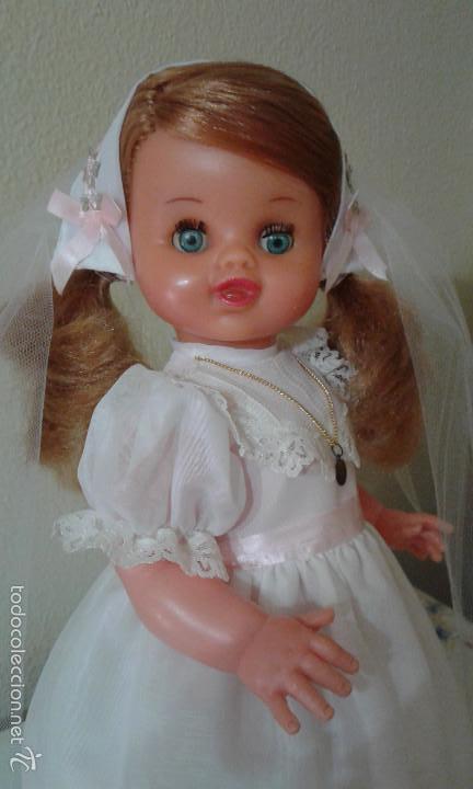 Mu&ntilde;ecas espa&ntilde;olas modernas: MU&Ntilde;ECA CADITA DE COMUNION DE EDA DURA - Foto 2