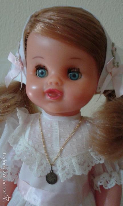 Mu&ntilde;ecas espa&ntilde;olas modernas: MU&Ntilde;ECA CADITA DE COMUNION DE EDA DURA - Foto 3