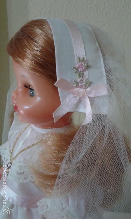 Mu&ntilde;ecas espa&ntilde;olas modernas: MU&Ntilde;ECA CADITA DE COMUNION DE EDA DURA - Foto 5