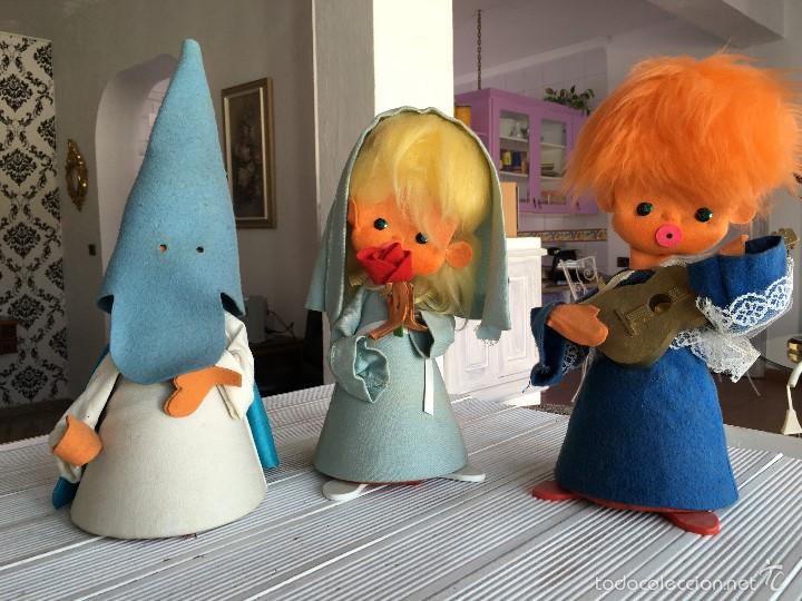 Mu&ntilde;ecas espa&ntilde;olas modernas: mu&ntilde;eco de trapo coleccion CAPIROTE - Foto 2