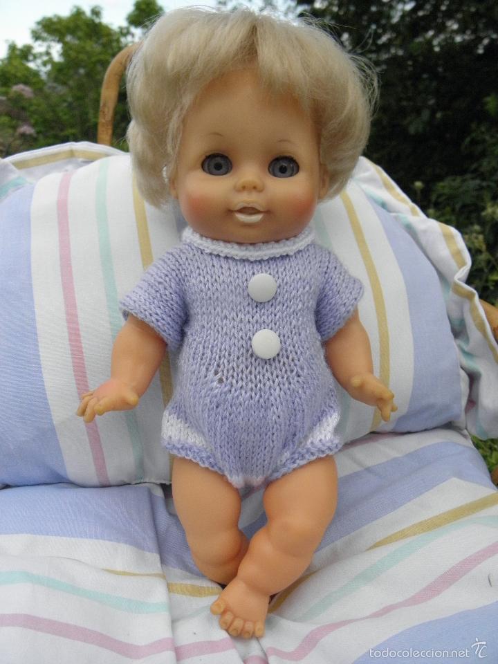 Mu&ntilde;ecas espa&ntilde;olas modernas: Mu&ntilde;eco beb&eacute; antiguo de 29 cm - Foto 3