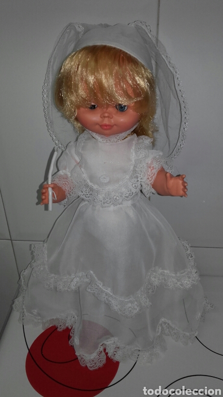 Mu&ntilde;ecas espa&ntilde;olas modernas: MU&Ntilde;ECA DE COMUNION VINTAGE - Foto 1