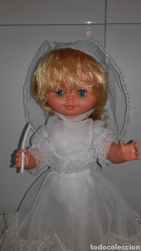 Mu&ntilde;ecas espa&ntilde;olas modernas: MU&Ntilde;ECA DE COMUNION VINTAGE - Foto 3