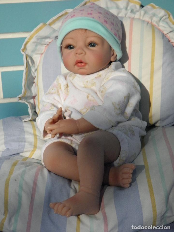 Mu&ntilde;ecas espa&ntilde;olas modernas: Mu&ntilde;eca beb&eacute; reborn de 56 cm - Foto 8