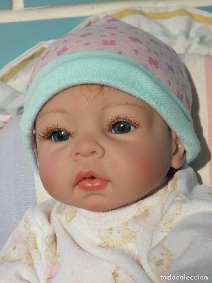 Mu&ntilde;ecas espa&ntilde;olas modernas: Mu&ntilde;eca beb&eacute; reborn de 56 cm - Foto 9