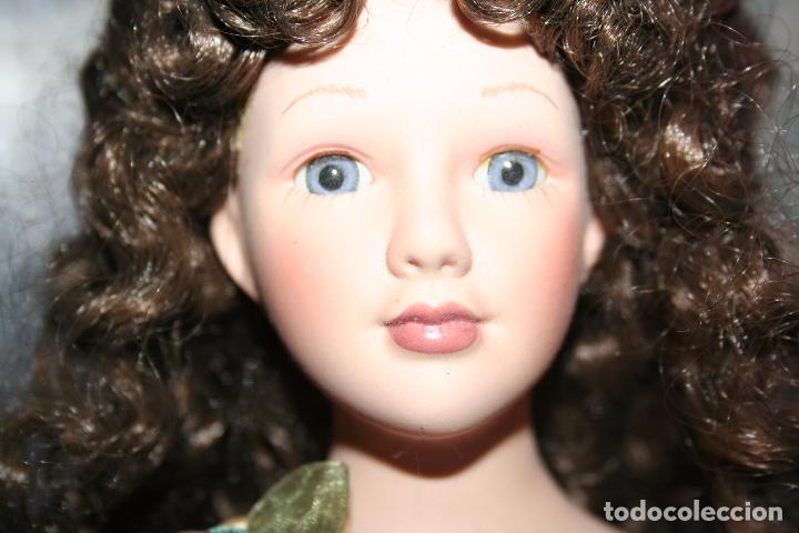Mu&ntilde;ecas espa&ntilde;olas modernas: mu&ntilde;eca de porcelana con lampara - Foto 5