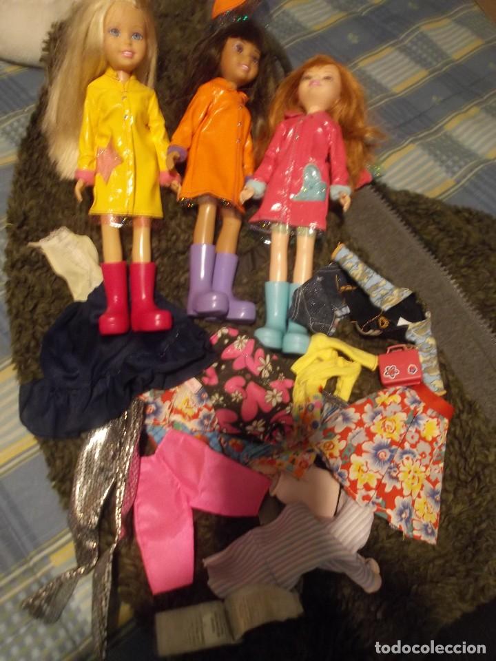 3 barbie friends