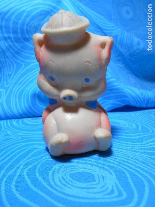 Mu&ntilde;ecas espa&ntilde;olas modernas: CERDITO GOMA 11,5 CM - Foto 1
