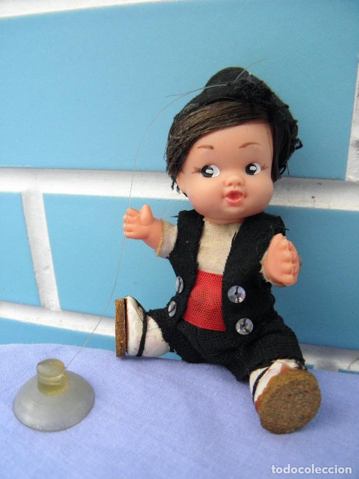 Mu&ntilde;ecas espa&ntilde;olas modernas: Mu&ntilde;eco regional antiguo de 11 cm - Foto 1