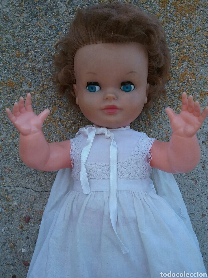 Mu&ntilde;ecas espa&ntilde;olas modernas: Mu&ntilde;eca antigua.. simp&aacute;tica. - Foto 1