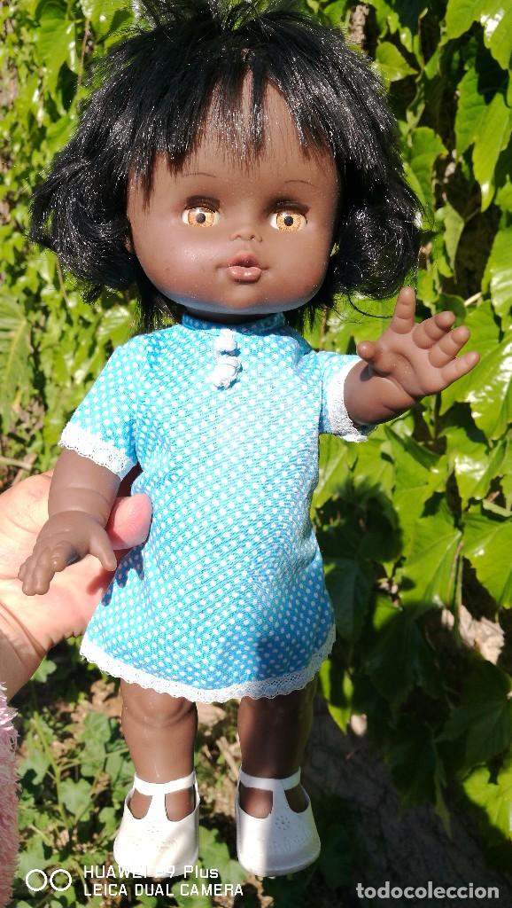Mu&ntilde;ecas espa&ntilde;olas modernas: NEGRITA MU&Ntilde;ECA de &laquo;JESMAR&raquo;, OJOS MIEL. - Foto 1