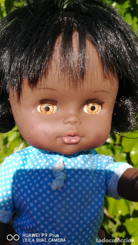 Mu&ntilde;ecas espa&ntilde;olas modernas: NEGRITA MU&Ntilde;ECA de &laquo;JESMAR&raquo;, OJOS MIEL. - Foto 2