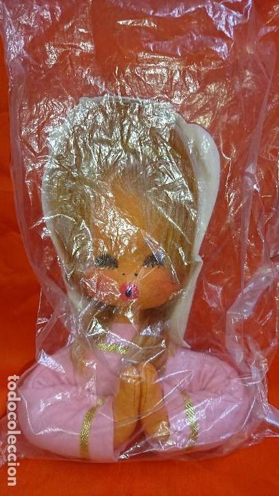 Mu&ntilde;ecas Espa&ntilde;olas Modernas: ANTIGUA MU&Ntilde;ECA VIRGEN DE FIELTRO - INDUSTRIAS LAYNA