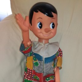 Muñeco Pinocho Jesmar años 70.