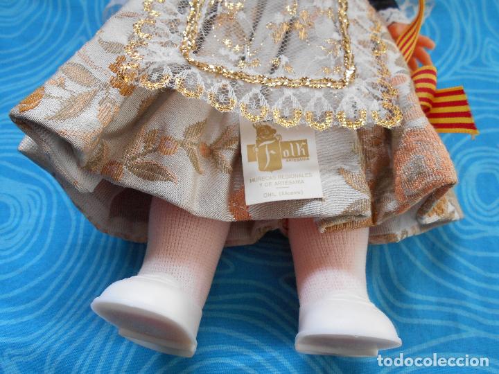 Mu&ntilde;ecas espa&ntilde;olas modernas: MI&Ntilde;ECA REGIONAL DE UNOS 31 CM, MARCA FOLK - Foto 3
