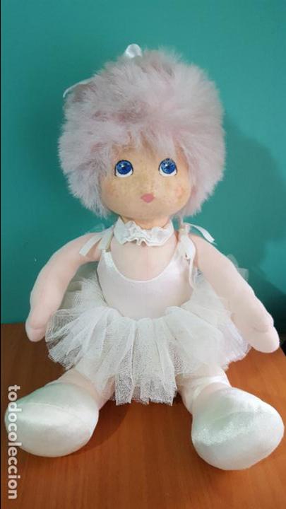 Mu&ntilde;ecas espa&ntilde;olas modernas: Mu&ntilde;eca de trapo y fieltro bailarina - Foto 3
