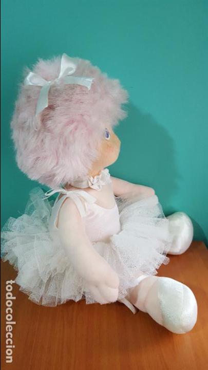 Mu&ntilde;ecas espa&ntilde;olas modernas: Mu&ntilde;eca de trapo y fieltro bailarina - Foto 4