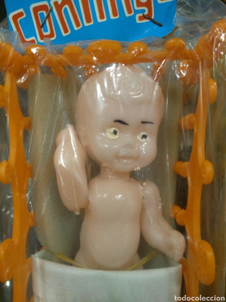 Mu&ntilde;ecas espa&ntilde;olas modernas: LOTE 2 MU&Ntilde;ECA CON CUNA DE PL&Aacute;STICO MARCA JACUE - Foto 2