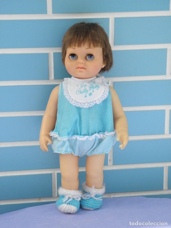 Mu&ntilde;ecas Espa&ntilde;olas Modernas: Antigua mu&ntilde;eca americana Tiny Chatty Baby de Mattel a&ntilde;os 60