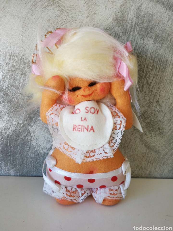 Mu&ntilde;ecas espa&ntilde;olas modernas: MU&Ntilde;ECA DE FIELTRO A&Ntilde;OS 70 - Foto 1