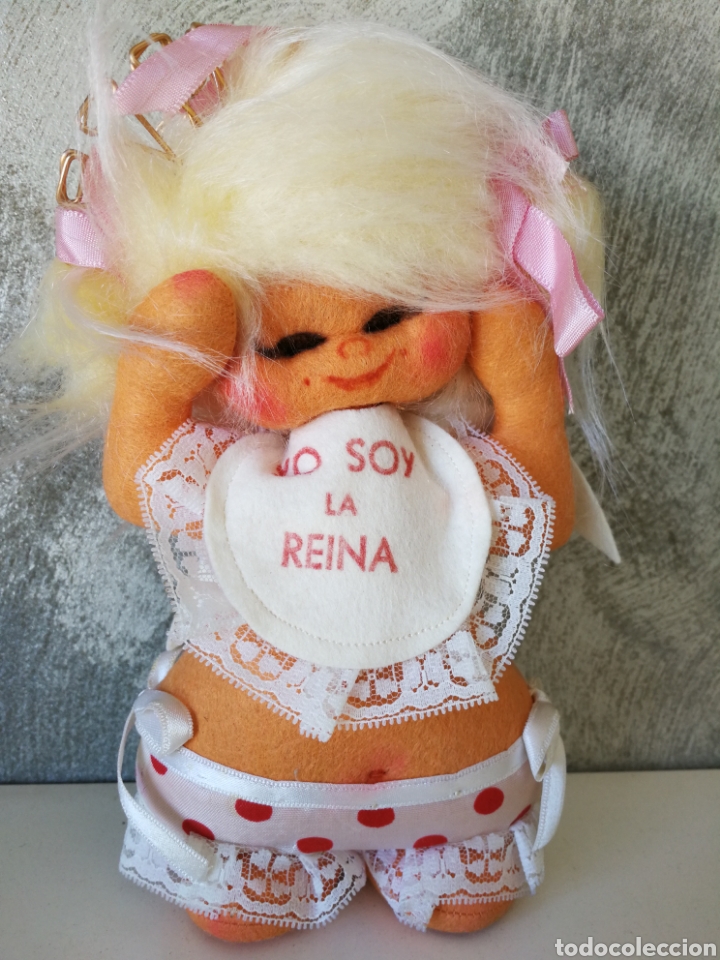 Mu&ntilde;ecas espa&ntilde;olas modernas: MU&Ntilde;ECA DE FIELTRO A&Ntilde;OS 70 - Foto 2