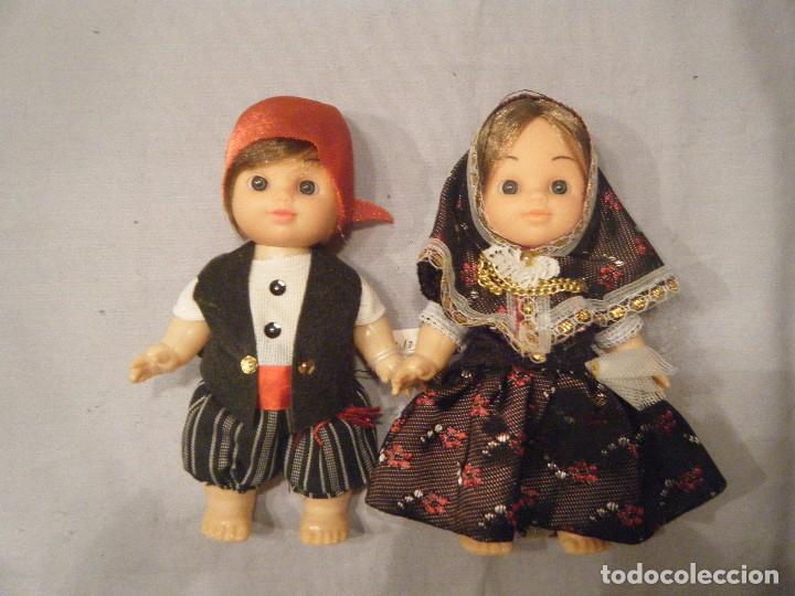 Mu&ntilde;ecas espa&ntilde;olas modernas: PAREJA DE MU&Ntilde;ECOS DE LAS ISLAS BALEARES. - Foto 1