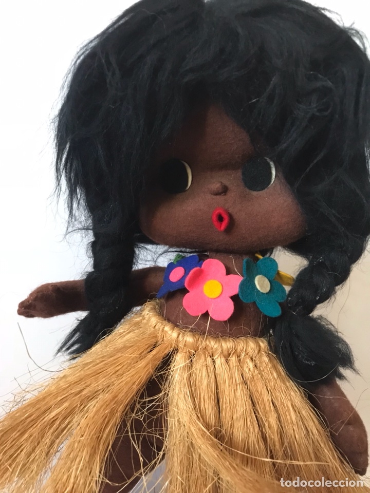 Mu&ntilde;ecas espa&ntilde;olas modernas: Mu&ntilde;eca fieltro negrita 70&rsquo;s - Foto 3