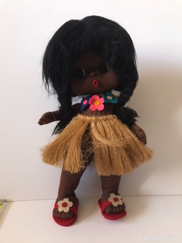 Mu&ntilde;ecas espa&ntilde;olas modernas: Mu&ntilde;eca fieltro negrita 70&rsquo;s - Foto 4
