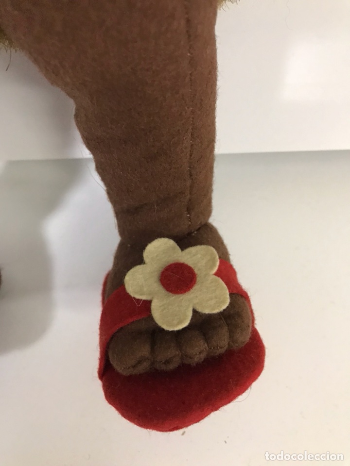 Mu&ntilde;ecas espa&ntilde;olas modernas: Mu&ntilde;eca fieltro negrita 70&rsquo;s - Foto 5